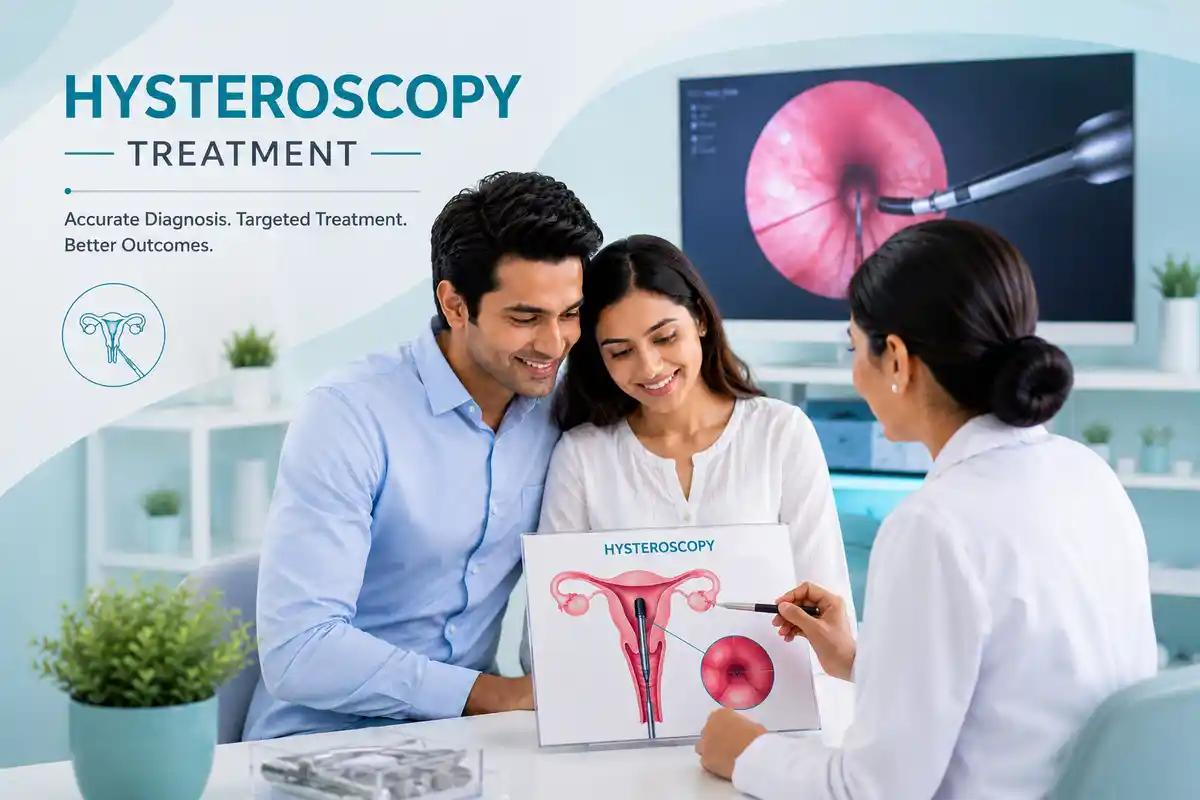 Hysteroscopy treatment at Ganga Laxmi IVF, Lucknow — accurate diagnosis and targeted uterine treatment for infertility
