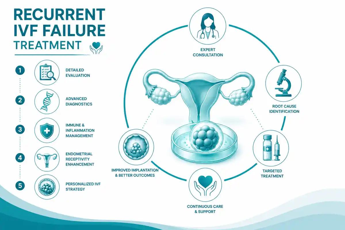 Recurrent IVF failure care at Ganga Laxmi IVF, Lucknow — detailed evaluation, advanced diagnostics, targeted treatment, and personalised IVF strategy