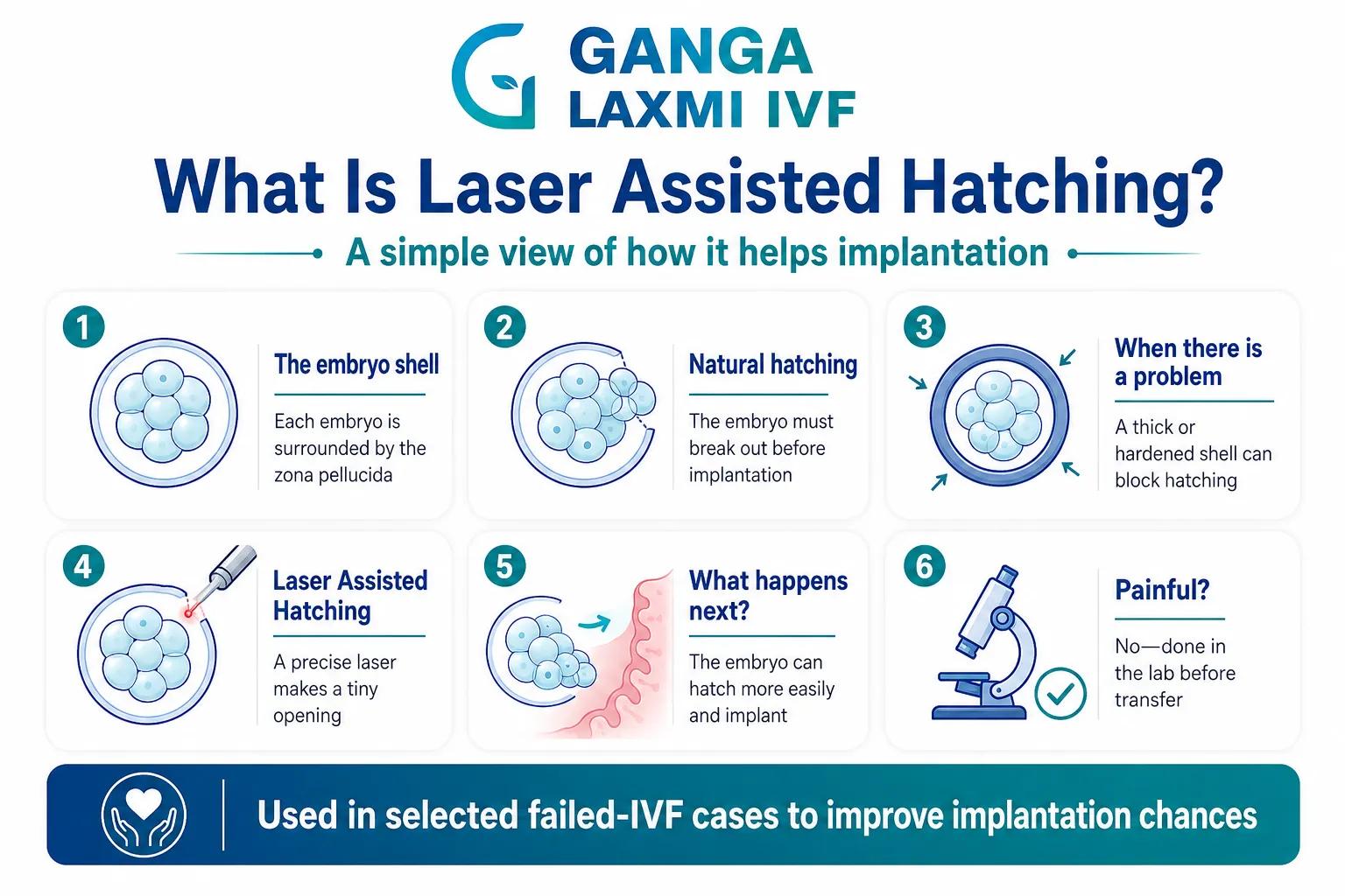 Reasons for IVF failure graphic at Ganga Laxmi IVF Lucknow