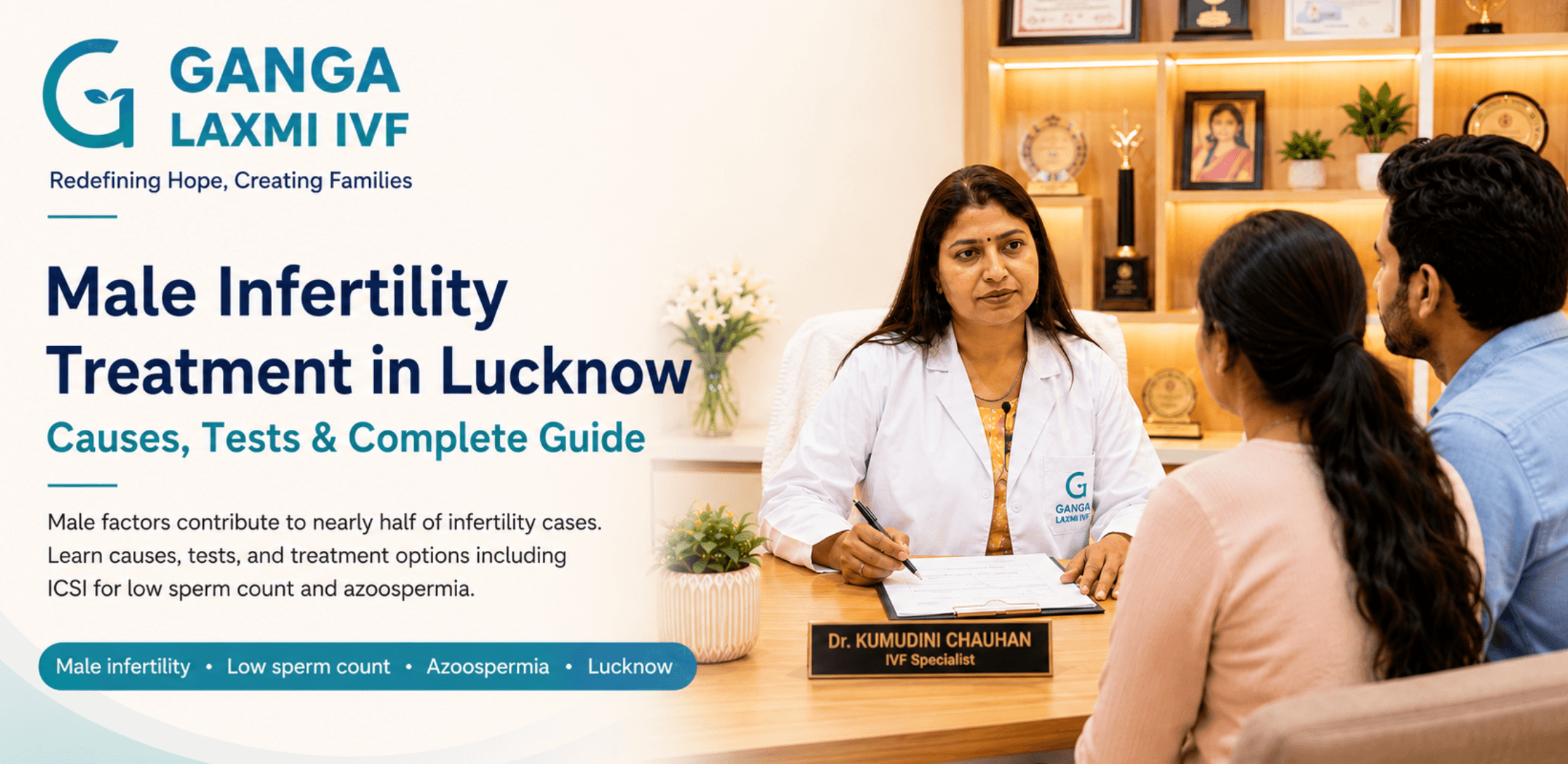 Male Infertility Treatment in Lucknow: Causes, Tests & Complete Guide