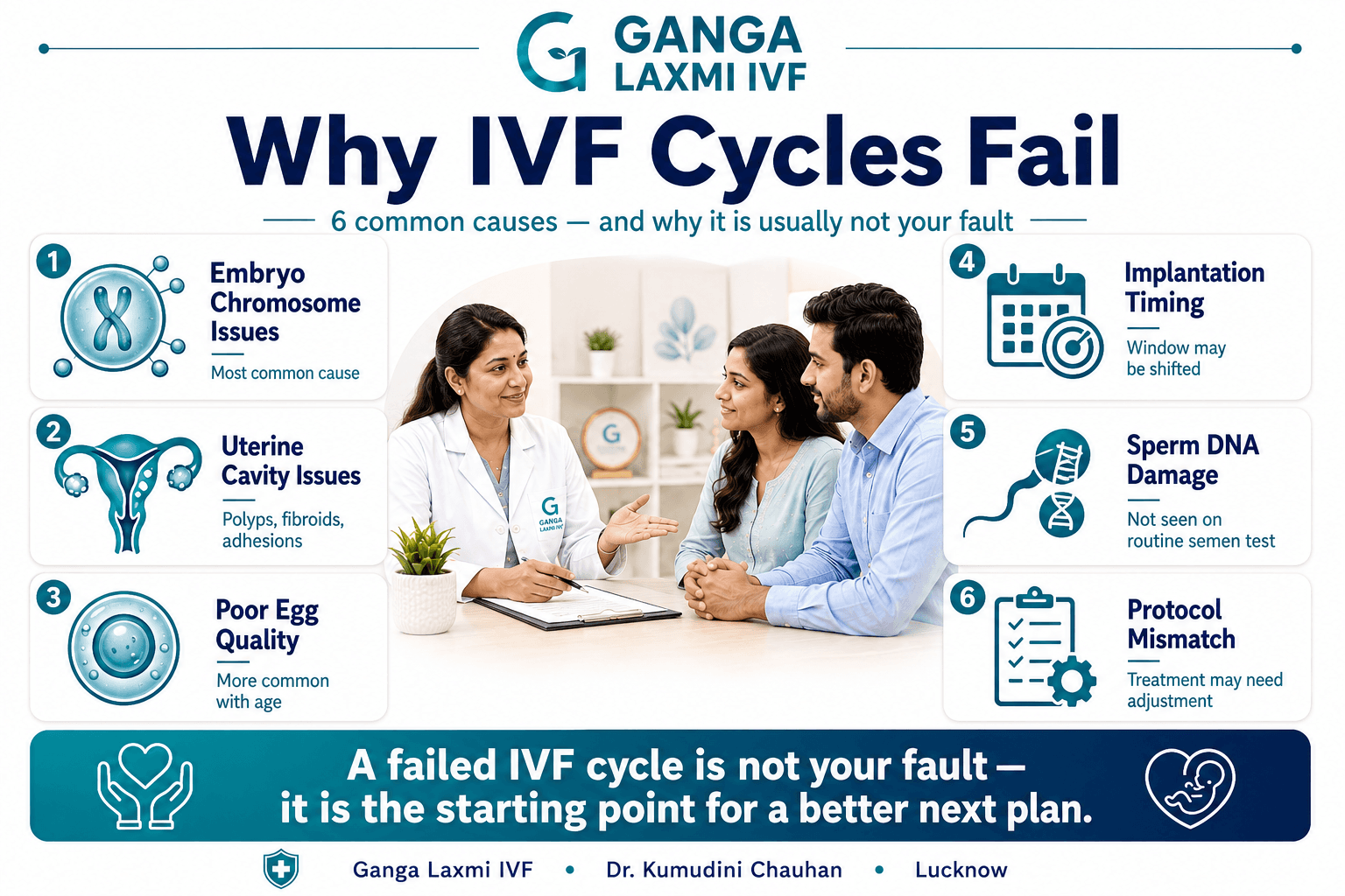 Why IVF Fails: The Six Causes and What Addresses Each One